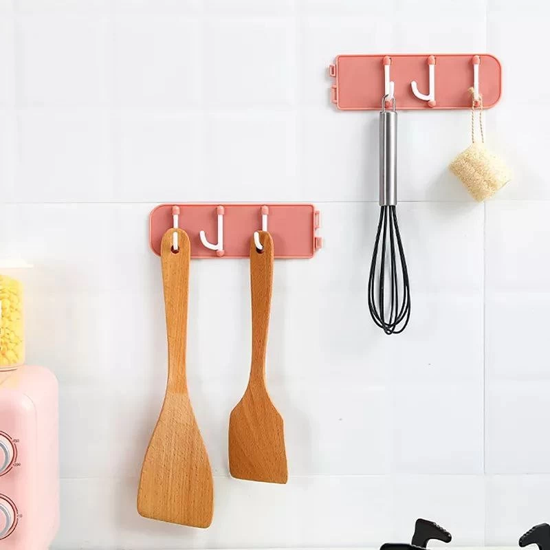 شماعة زاويا المتعددة الوظائف، 6 خطافات - متعدد الألوان